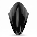 Motorcycle Windscreen for Yamaha R125 2014–2018 Windshield Direct Replacement ABS Plastic Black Glossy Replacement Part for Front Fairing 1