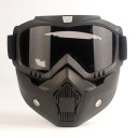 Motorcykelbriller med maske 4