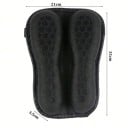 Motorcykelsæde med 3D gel åndbar skridsikker 21 × 31 × 3,5 cm dæmpende sort universel sædeunderlag til motorcykel 3