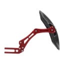 Motorcykelskärm 193 x 160 mm Bakskärm Skydd mot smuts och skräp för väg och terräng 3