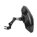 Motorfiets spatbord 193 x 160 mm Achter spatbord Bescherming tegen modder en vuil voor zowel weg als terrein Zwarte carbonlook 14