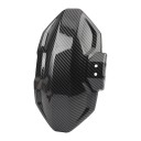 Motorfiets spatbord 193 x 160 mm Achter spatbord Bescherming tegen modder en vuil voor zowel weg als terrein Zwarte carbonlook 12