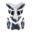 Motorfiets tanksticker 220 x 150 mm Beschermfolie tegen krassen 3D carbonlook Sportief design Moto-accessoire 6