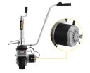 Motorizovaný pojezd pro karavany a přívěsy 350 W, 12 V, hliníkový rám, kolo 19 cm, automatická brzda, nosnost do 2270 kg, stříbrný 2