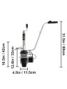 Motorizovaný pojezd pro karavany a přívěsy 350 W, 12 V, hliníkový rám, kolo 19 cm, automatická brzda, nosnost do 2270 kg, stříbrný 5