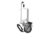 Motorizovaný pojezd pro karavany a přívěsy 350 W, 12 V, hliníkový rám, kolo 19 cm, automatická brzda, nosnost do 2270 kg, stříbrný 6