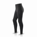 Motorkářské kalhoty s chrániči kolen Vysoký pružný pas a boční kapsa Polyester a spandex Černé Chráničové legíny pod kalhoty 7