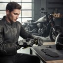 Motorkářský chránič zápěstí Kloubová ortéza s otočným utahováním Pro zápěstí 6,0–7,4 cm Materiál PU Na motorku a skútr 12