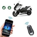 Motorkerékpár riasztó távoli indítással és alkalmazáson keresztüli vezérléssel, 2 távirányító, Bluetooth, vibrációs érzékelő, fekete 4