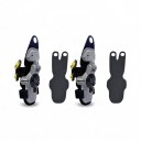 Motorkerékpáros csuklóvédők 2 db Ízületi ortézis forgó feszítéssel Csukló méret 6,0–7,4 cm PU anyag Motorhoz 2