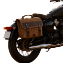 Motorrad Seitentasche Retro Wasserdicht Großvolumig 35 × 27,5 × 12 cm Universelle Reisetasche für Motorräder 3