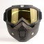 Motorradbrille mit Maske 3