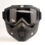 Motorradbrille mit Maske 4