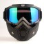 Motorradbrille mit Maske 5