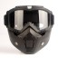 Motorradbrille mit Maske 6