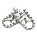 Motorradfußrasten 57 × 88 mm drehbar 360° Montagebohrung 10 mm einfarbig universal für die meisten Motorräder 4