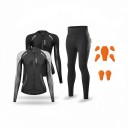 Motorsæt trøje og bukser med beskyttelse Rygbeskytter og 6 mindre beskyttere Polyester og spandex Beskyttelsesundertøj 5