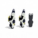 Motorsykkel håndleddsbeskyttere 2 stk Leddet ortose med roterende stramming For håndledd 6,0–7,4 cm Materiale PU Til motorsykkel 1