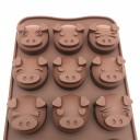 Moule à chocolat avec des cochons 3