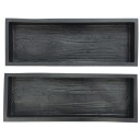 Moule à pavé avec motif bois 3