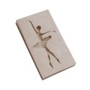 Moule en silicone 3D pour pâtisserie en forme de ballerine Détail en relief de la danseuse en tutu sur pointes Convient au lave-vaisselle Ballerine 3