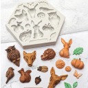 Moule en silicone animaux de la forêt 2