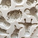 Moule en silicone animaux de safari 2