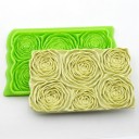 Moule en silicone avec des roses 2