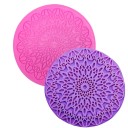 Moule en silicone avec motif floral 1