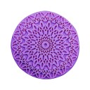 Moule en silicone avec motif floral 3