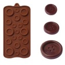 Moule en silicone - boutons 2
