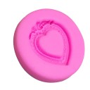 Moule en silicone cadre en forme de cœur 2