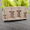 Moule en silicone cloches de Noël 4