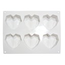 Moule en silicone cœur Z138 2