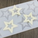 Moule en silicone en forme d'étoile 1