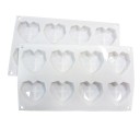 Moule en silicone en forme de cœur 1