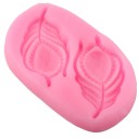 Moule en silicone en forme de plume de paon 5
