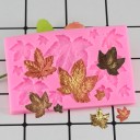 Moule en silicone feuilles d'érable 1