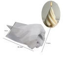 Moule en silicone pour bougie 7,1 x 6,7 x 10,2 cm Bougie spirale moyenne Fabrication de bougies Décoration intérieure 2