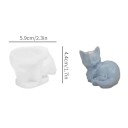 Moule en silicone pour bougie en forme de chat Moule pour la fabrication de bougies, de savons, de chocolat et de décorations originales 3