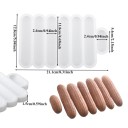 Moule en silicone pour la cuisson de biscuits et de confiseries 13 × 21 cm Moule cannelé pour barres longues Moule à dessert pour une pâtisserie créative 5