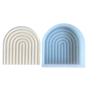 Moule en silicone pour la fabrication de bougies 17 x 16,5 cm 2