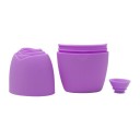 Moule en silicone pour rouleau de glace pour raffermir la peau Outil de massage facial glacé Rouleau de glace lifting pour le visage éliminant les poches et les cernes 11,7 x 7 cm 2