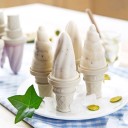 Moules à glaces en forme de cornet 4 pcs 5