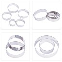 Moules en acier inoxydable pour desserts 5 pcs 2