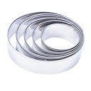 Moules en acier inoxydable pour desserts 5 pcs 4