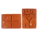 Moules en silicone maison en pain d'épice 2 pcs 2