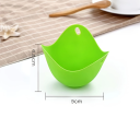 Moules en silicone pour la cuisson des œufs 9 x 6,5 cm Ensemble de 4 pièces Formes réutilisables Sans coquille Nettoyage facile Cuisson 8