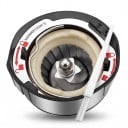 Moulin à café BioloMix 48 degrés de mouture Support de porte amovible 51–53 et 58 mm Meules coniques Argenté Pour espresso et french press 4