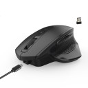 Mouse da gioco wireless 2400 DPI per destrimani con poggiapollice ricevitore USB 2,4 GHz Batteria integrata 600 mAh Sei pulsanti 122 x 87 x 49 mm 1